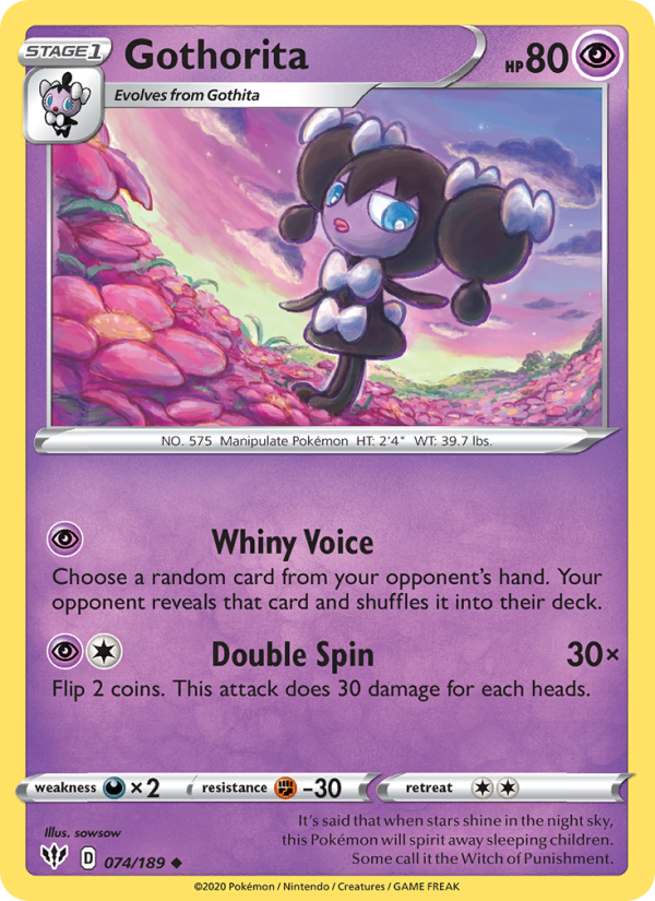 Gothorita - Pokémon TCG Card