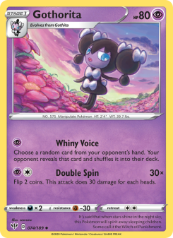 Gothorita - pokemon TCG Card