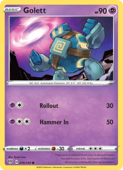Golett - pokemon TCG Card