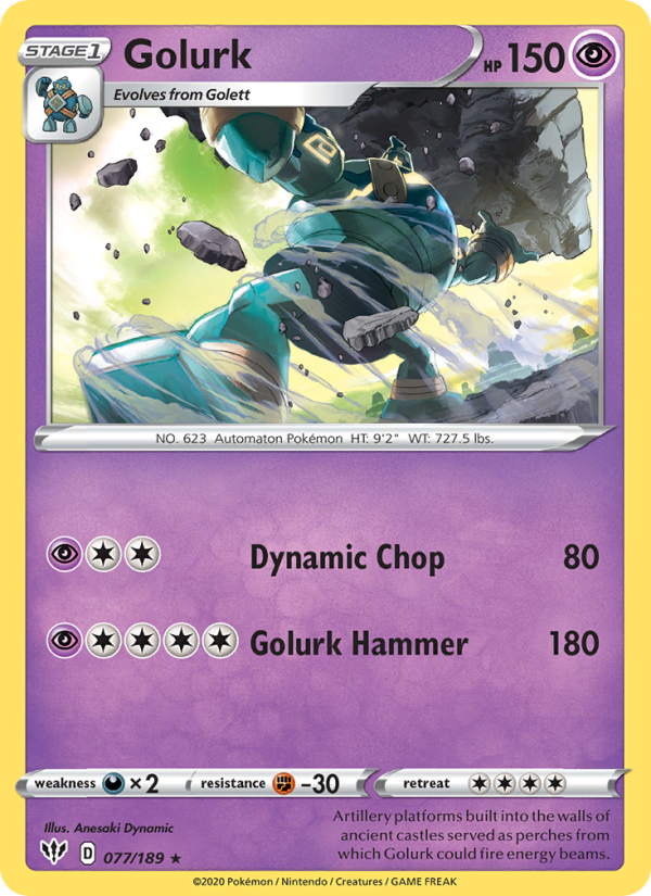 Golurk - Pokémon TCG Card