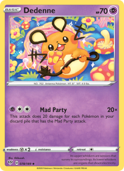 Dedenne - pokemon TCG Card