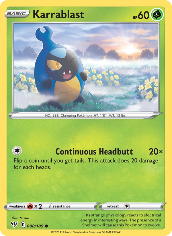 Karrablast - Pokémon TCG Card