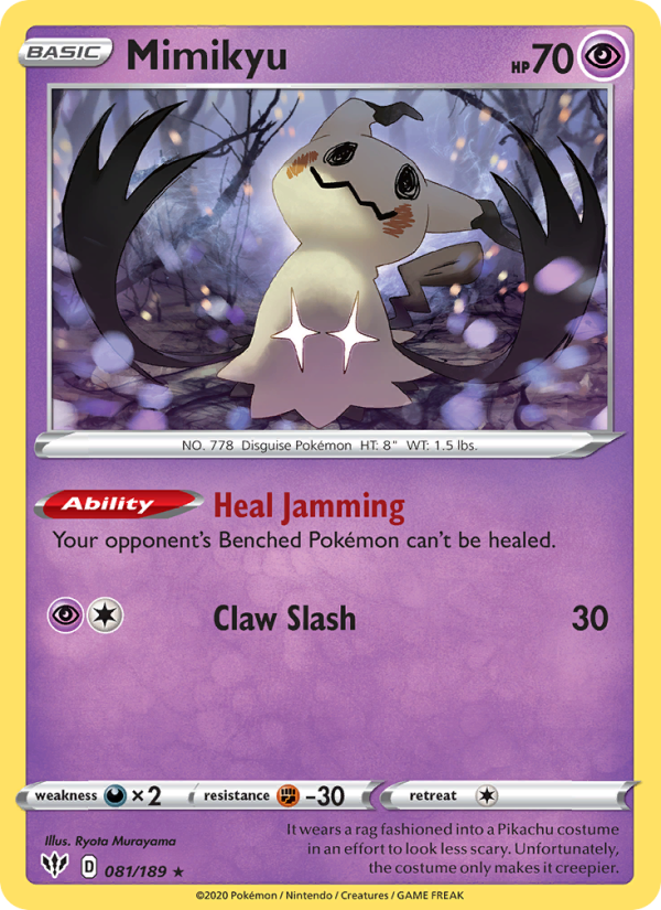 Mimikyu - Pokémon TCG Card