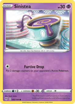 Sinistea - pokemon TCG Card