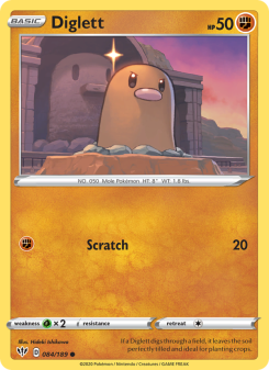 Diglett - pokemon TCG Card