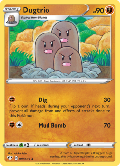 Dugtrio - pokemon TCG Card