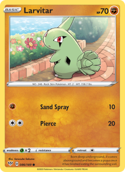 Larvitar - pokemon TCG Card