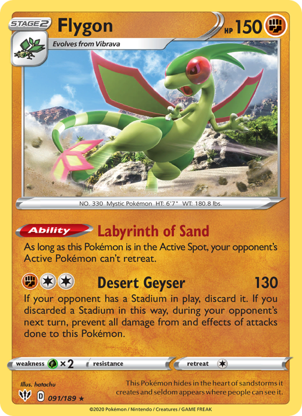 Flygon - Pokémon TCG Card