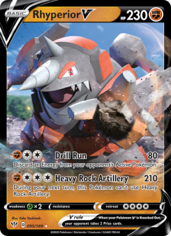 Rhyperior V - pokemon TCG Card