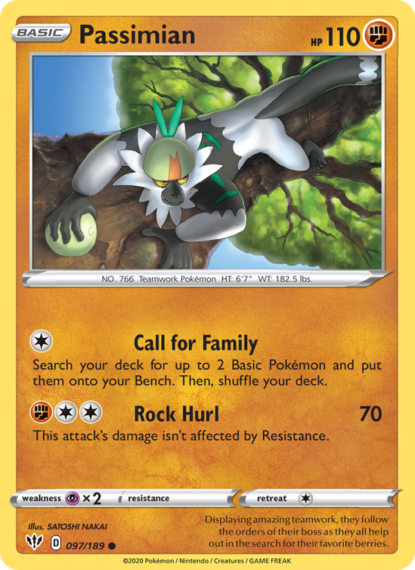 Passimian - Pokémon TCG Card