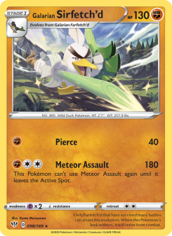 Galarian Sirfetch'd - pokemon TCG Card