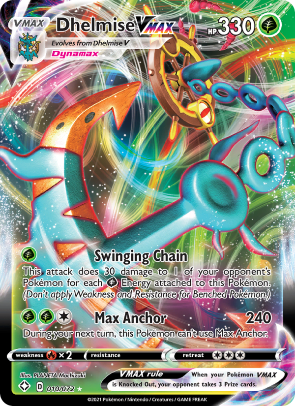 Dhelmise VMAX - Pokémon TCG Card