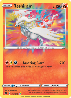 Reshiram - pokemon TCG Card
