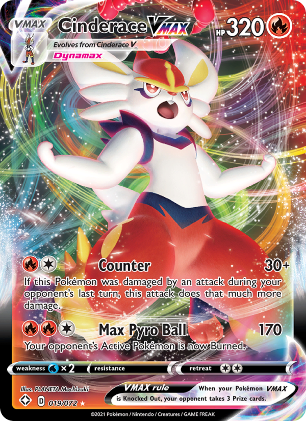 Cinderace VMAX - Pokémon TCG Card