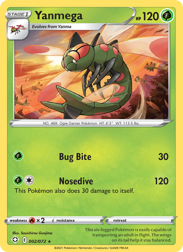 Yanmega - Pokémon TCG Card