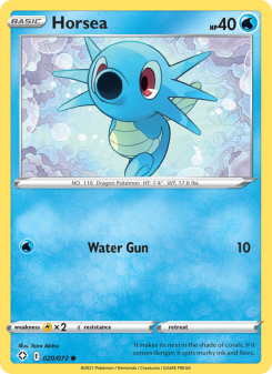 Horsea - pokemon TCG Card
