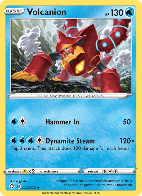 Volcanion - Pokémon TCG Card