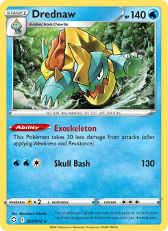 Drednaw - pokemon TCG Card