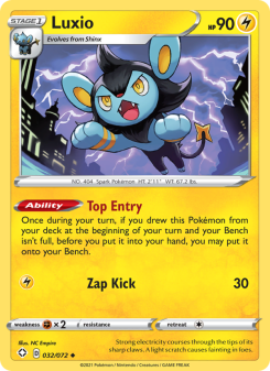 Luxio - pokemon TCG Card