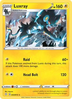 Luxray - pokemon TCG Card