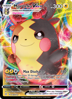 Morpeko VMAX - pokemon TCG Card