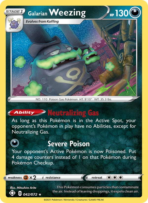Galarian Weezing - Pokémon TCG Card