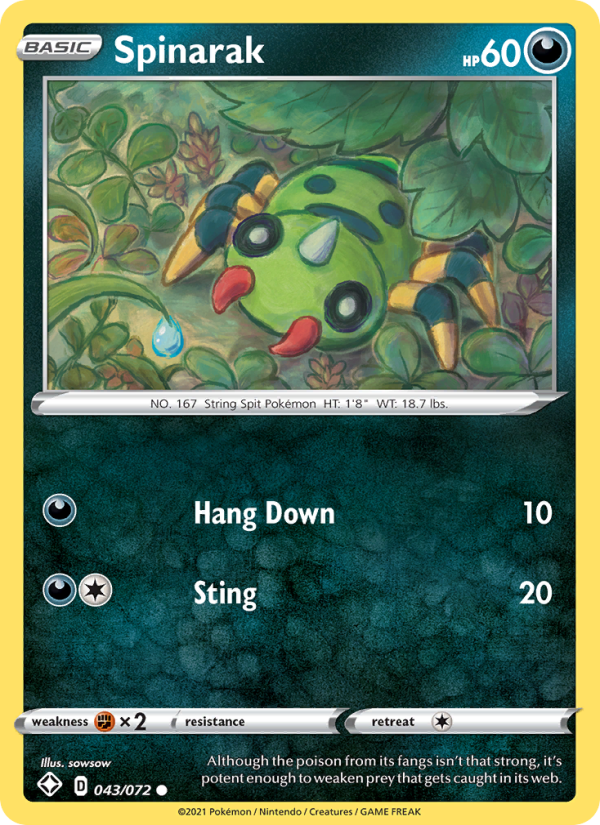 Spinarak - Pokémon TCG Card