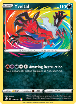 Yveltal - pokemon TCG Card