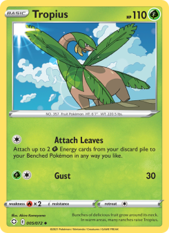 Tropius - pokemon TCG Card