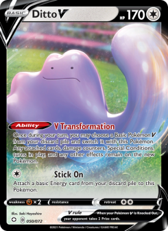 Ditto V - pokemon TCG Card