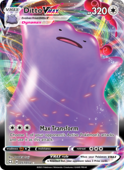 Ditto VMAX - pokemon TCG Card