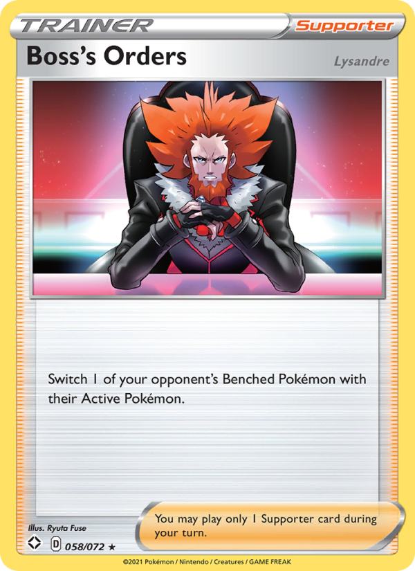 Boss's Orders (Lysandre) - Pokémon TCG Card