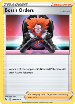 Boss's Orders (Lysandre) - pokemon TCG Card