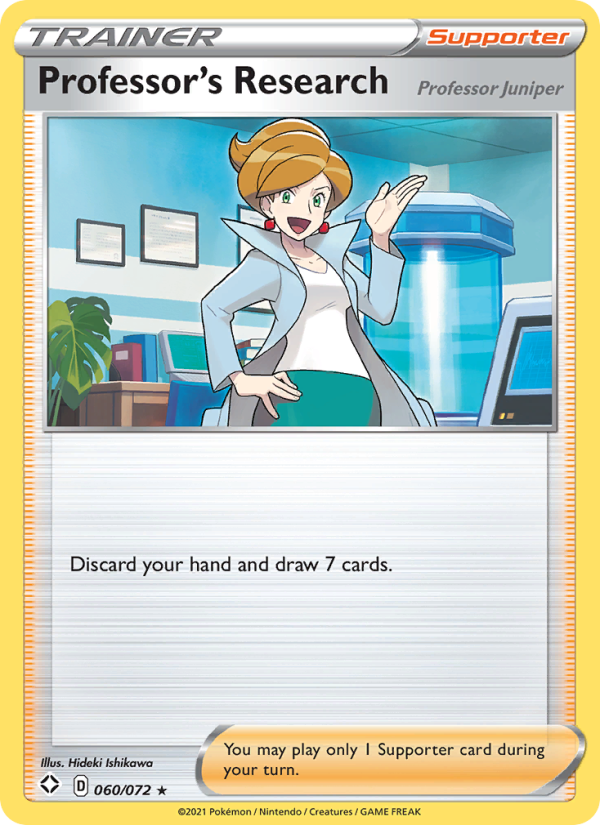 Professor's Research (Professor Juniper) - Pokémon TCG Card