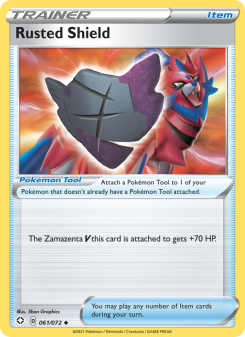 Rusted Shield - pokemon TCG Card
