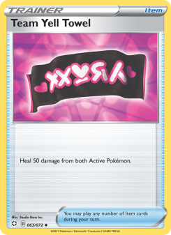 Team Yell Towel - pokemon TCG Card