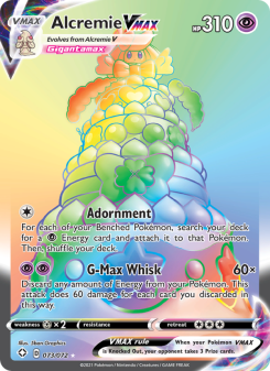 Alcremie VMAX - pokemon TCG Card