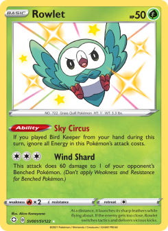 Rowlet - pokemon TCG Card