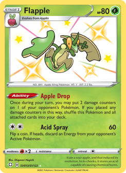 Flapple - pokemon TCG Card