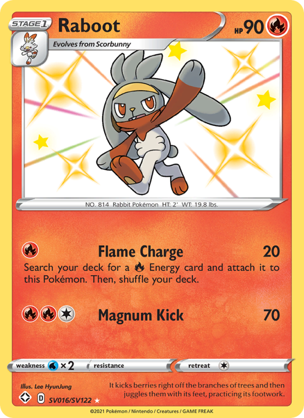 Raboot - Pokémon TCG Card