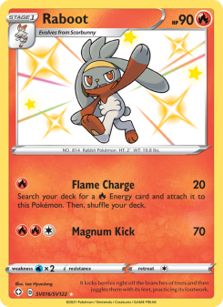 Raboot - pokemon TCG Card