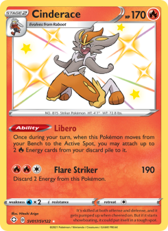 Cinderace - pokemon TCG Card