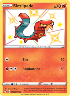 Sizzlipede - pokemon TCG Card