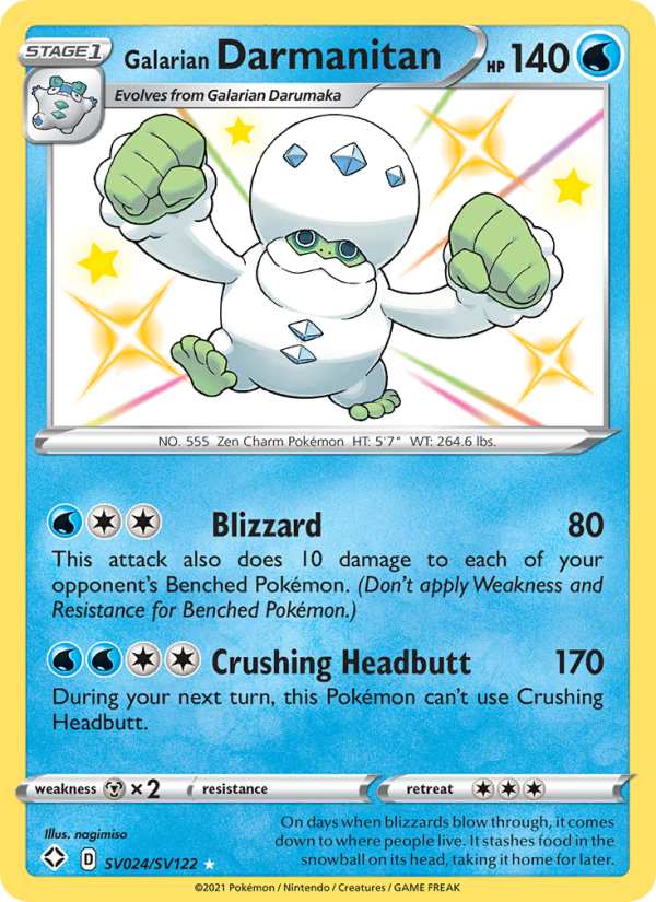 Galarian Darmanitan - Pokémon TCG Card