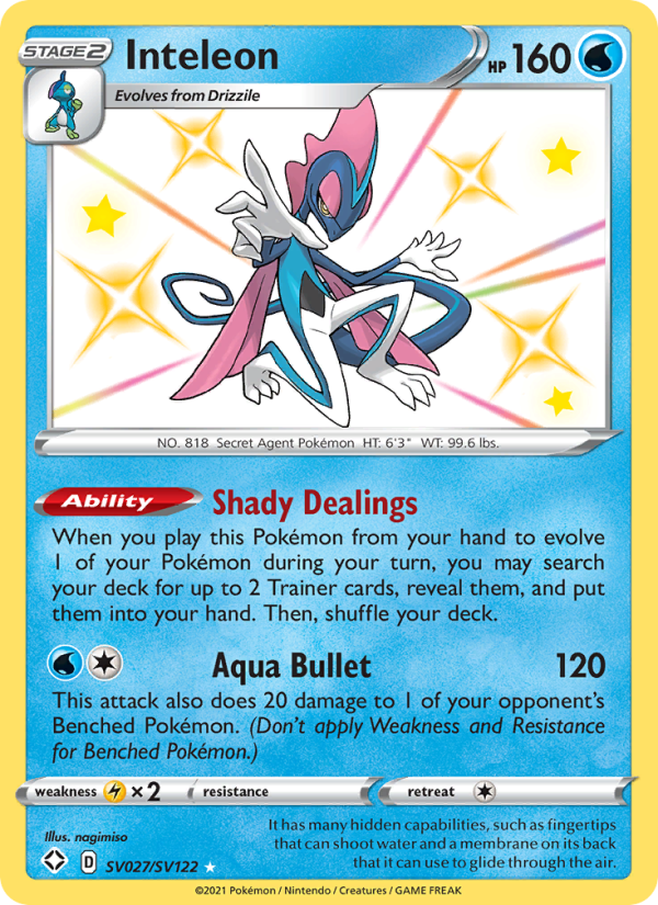 Inteleon - Pokémon TCG Card