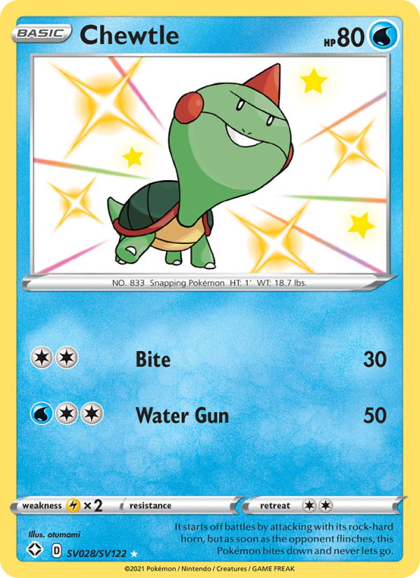 Chewtle - Pokémon TCG Card