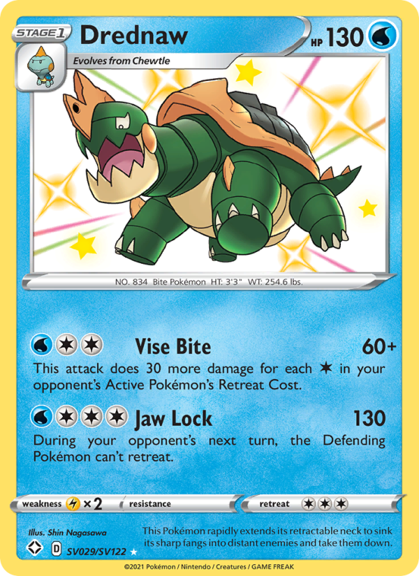 Drednaw - Pokémon TCG Card