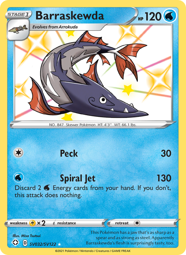 Barraskewda - Pokémon TCG Card