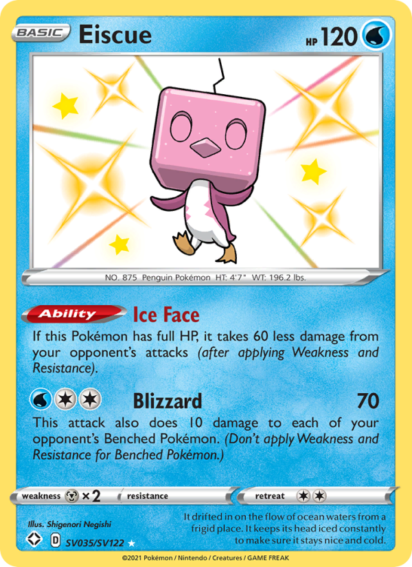 Eiscue - Pokémon TCG Card