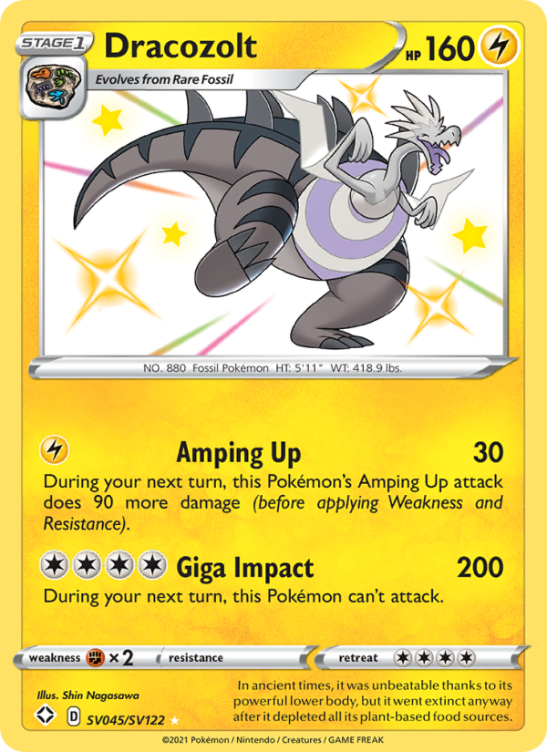 Dracozolt - Pokémon TCG Card